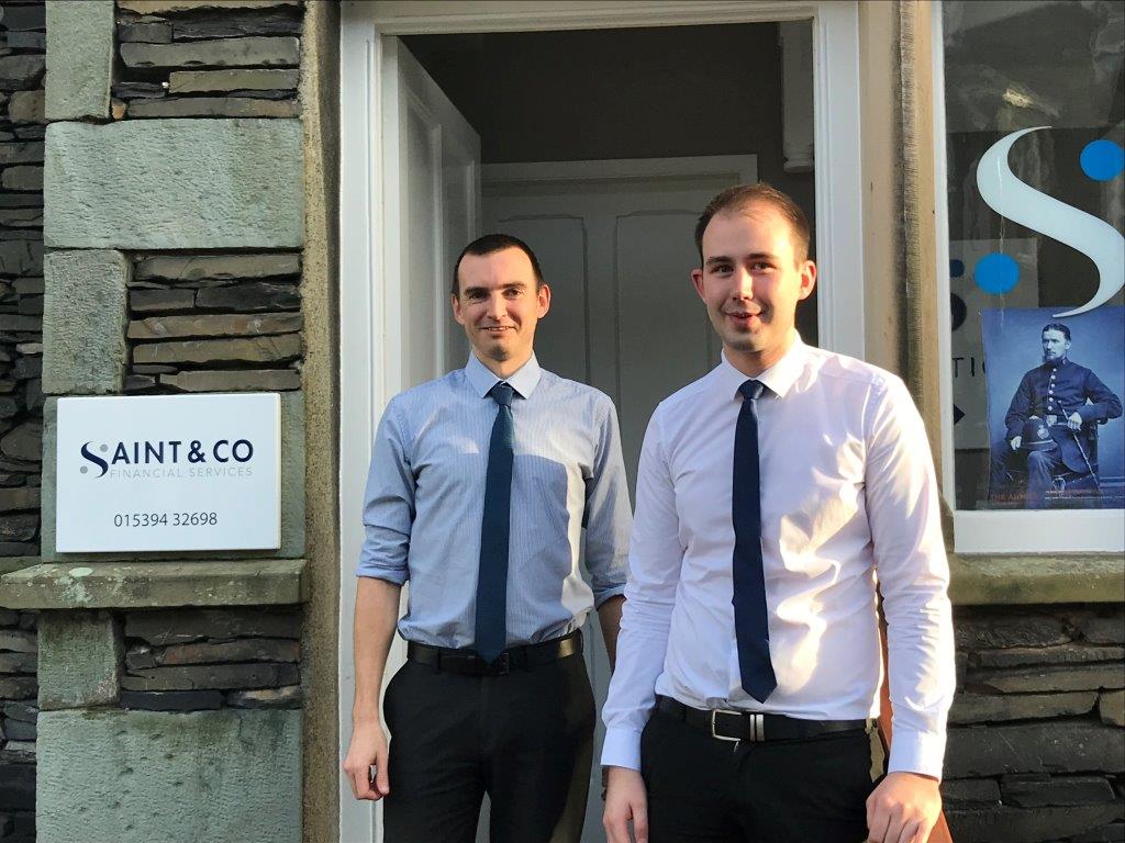 David Dunlop, pictured right, with Partner, Darren Little